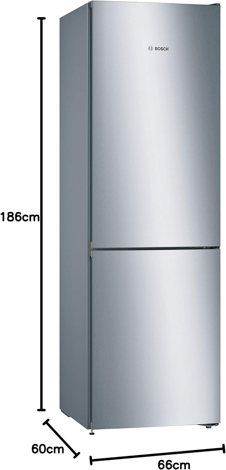 Review: Réfrigérateur combiné Bosch KGN36VLED Série 4 – Pose-libre – 326L – Inox