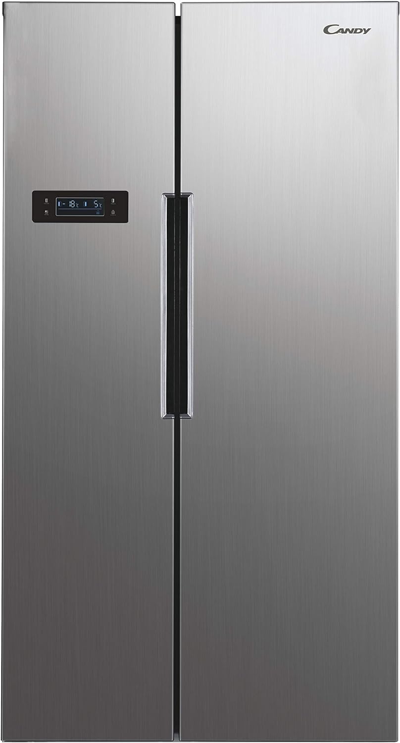 Candy CHSVN174X Réfrigérateur Side by Side - No Frost, 521L, Inox, Classe A++