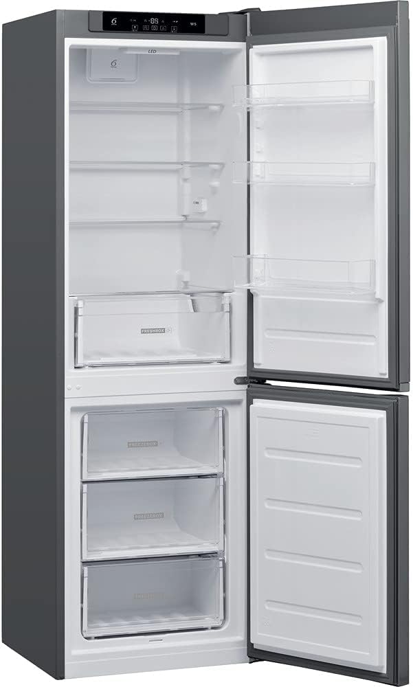 Réfrigérateur combiné 60cm 339l brassé inox - w5821cox2